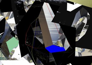 Moderne geometriske fragmenter af Stefan Fransson