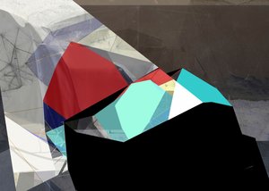 Livlig geometrisk komposition af Stefan Fransson