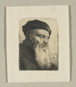 Leder af en mand i trekvart-profil af Stefan Juliusz Norblin de la Gourdaine