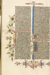 Dekoreret initial J; Dekoreret initial I af Stefan Lochner