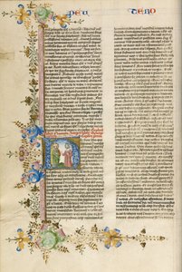 Indledende H: Moses taler til israelitterne af Stefan Lochner
