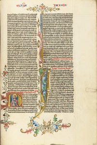 Initial N: Sankt Jakob med et sværd