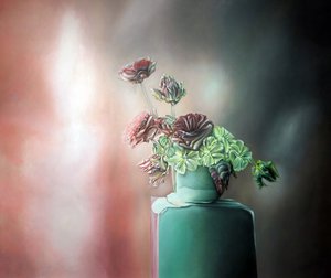 Surrealistisk blomsterstilleben af Stefano Mazzolini