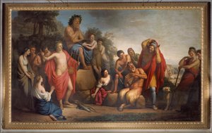 Mytologiske guddomme. Fresco af Stefano Tofanelli