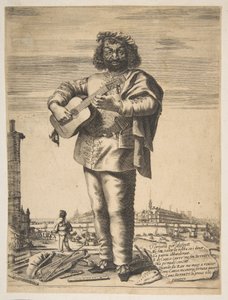 Carlo Cantu kaldet Buffetto, 1646. Skabere: Stefano della Bella, Jean Couvay. af Stefano della Bella, Jean Couvay