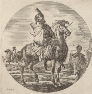 En sort rytter. af Stefano della Bella