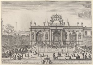 Alter for Corpus Christi Day, sandsynligvis 1648. af Stefano della Bella