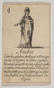 Arabien, 1644. af Stefano della Bella