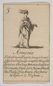 Armenien, 1644. af Stefano della Bella