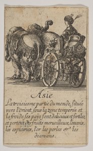 Asien, 1644. af Stefano della Bella