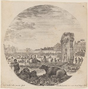 Campo Vaccino af Stefano della Bella