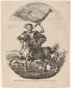 Døden til hest af Stefano della Bella