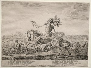 Døden på slagmarken af Stefano della Bella