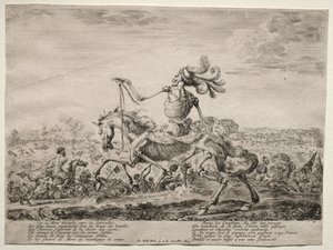 Døden på slagmarken, 1646-1647. af Stefano della Bella