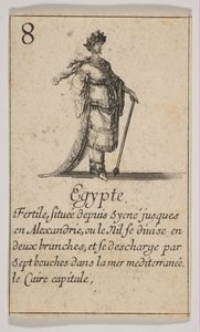Egypten, 1644. af Stefano della Bella