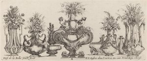 Fantastiske vaser, sandsynligvis 1646. af Stefano della Bella