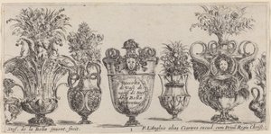 Fantastiske vaser, sandsynligvis 1646. af Stefano della Bella