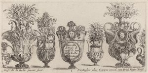 Fantastiske vaser, sandsynligvis 1646. af Stefano della Bella