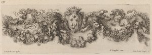 Feston med Medici-våbenskjold, sandsynligvis 1648. af Stefano della Bella