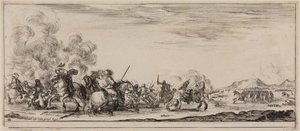 Fred og krig (Et pace et bello): Ridderkamp af Stefano della Bella