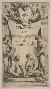 Frontispice til Epigrammi de Guelfi, ca. 1636. af Stefano della Bella