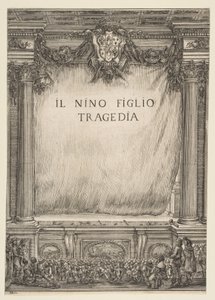 Frontispice til Il Nino Son, 1655. af Stefano della Bella