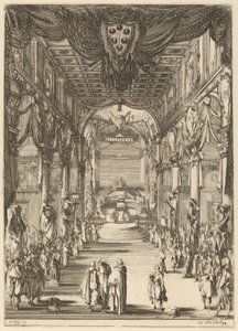 Prins Francesco de Medicis begravelse af Stefano della Bella