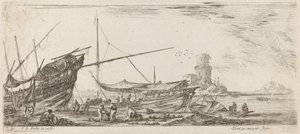 Havneudsigt, 1644. af Stefano della Bella