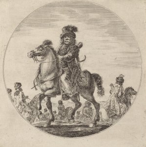 Ungarsk Cavalier. af Stefano della Bella