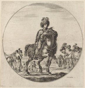 Ungarsk Cavalier. af Stefano della Bella