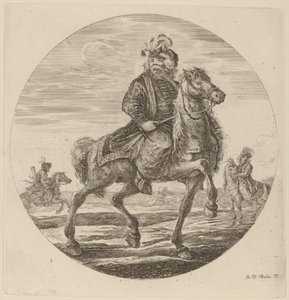 Ungarsk Cavalier af Stefano della Bella