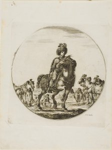 ungarsk rytter af Stefano della Bella