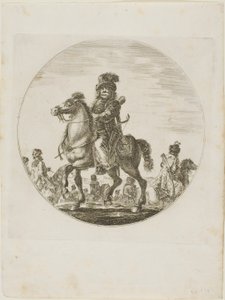 ungarsk rytter af Stefano della Bella