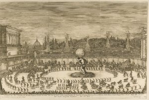Den fejrende verden, ballet til hest i anledning af Cosimo de Medicis bryllup med M af Stefano della Bella