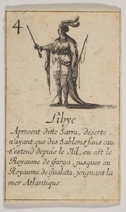 Libyen, 1644. af Stefano della Bella