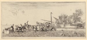 Militærtog, blad 2 i serien »Fred og krig« [Et pace, et bello]