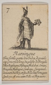 Narsingue, 1644. af Stefano della Bella