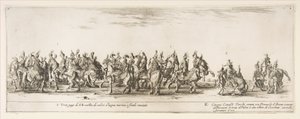 Del af indgangen til den polske legation I og K, 1633. af Stefano della Bella