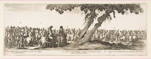 En del af indgangen til den polske legation N. O. P., 1633. af Stefano della Bella