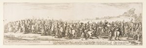 En del af indgangen til den polske legation Q.X.Y., 1633. af Stefano della Bella