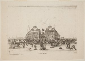 Place Dauphine af Stefano della Bella