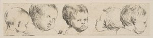 Tavle 10: Five Heads of Children, fra 