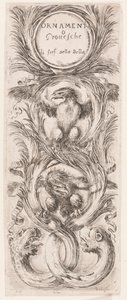 Tallerken, fra serien Ornamenti o grottesche (Ornamenter eller Grotesker) af Stefano della Bella