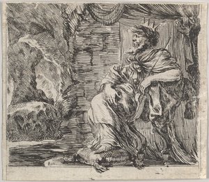 Pluto, fra Game of Mythology Game of Mythology, 1644. af Stefano della Bella