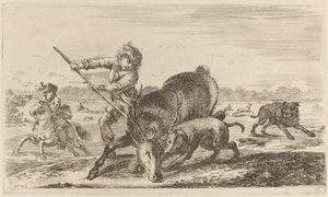 Hjort ved bugten af Stefano della Bella