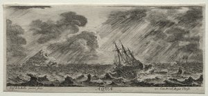 De fire elementer: Aqua. af Stefano della Bella