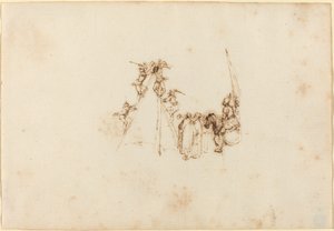 Sankt Filips martyrium. af Stefano della Bella