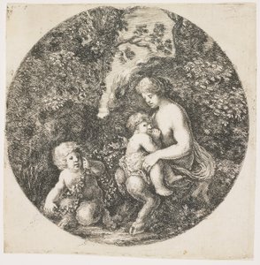 Satyrens Hustru, 1656 af Stefano della Bella