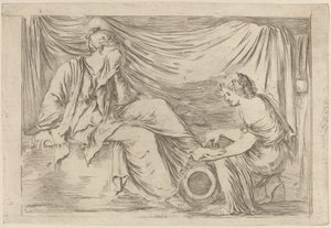 Brudens toilette. af Stefano della Bella