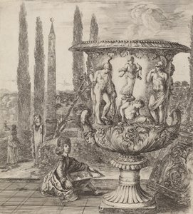 Mediciens vase, 1656. af Stefano della Bella